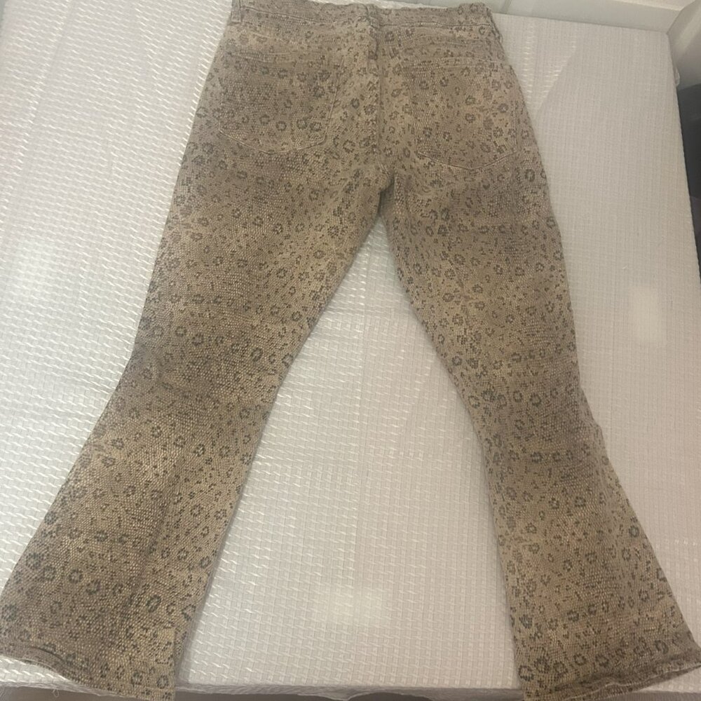 Frame Le Crop Mini Boot python jeans - Picture 3 of 5